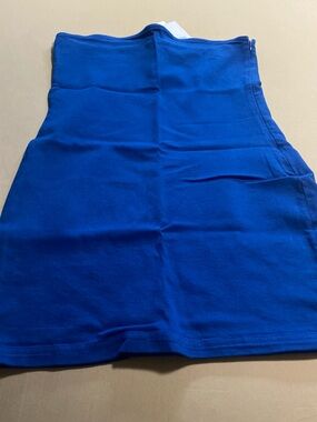Zara Cobalt Blue Strapless Dress